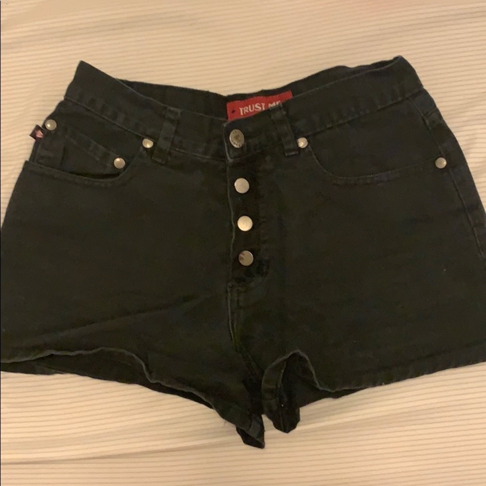High Waisted Denim Shorts
